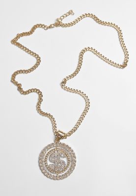 Diamond Dollar Necklace-TB3888