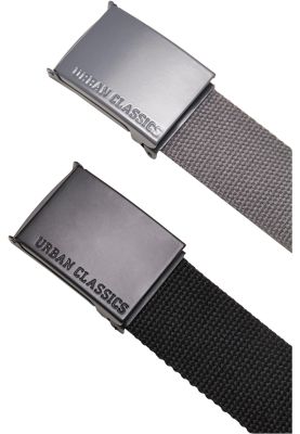 Buckle Colored 2-Pack-TB4038 Belt Canvas