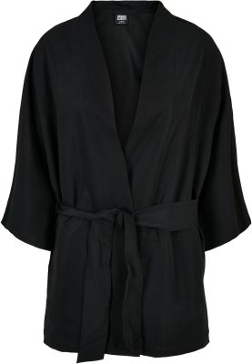 Ladies Viscose Kimono Twill Coat-TB4780