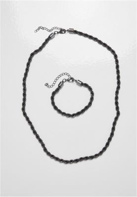Intertwine Charon Necklace And Bracelet Set-TB6487