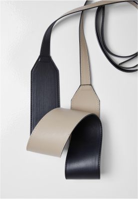 Synthetic Leather Sash Belt