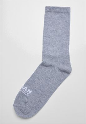 Simple Flat Knit Socks 3-Pack