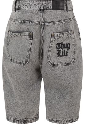 Thug Life Denim Shorts Grow